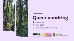 Queer vandring: Fågelskådning och korvgrillning (anmälan krävs)