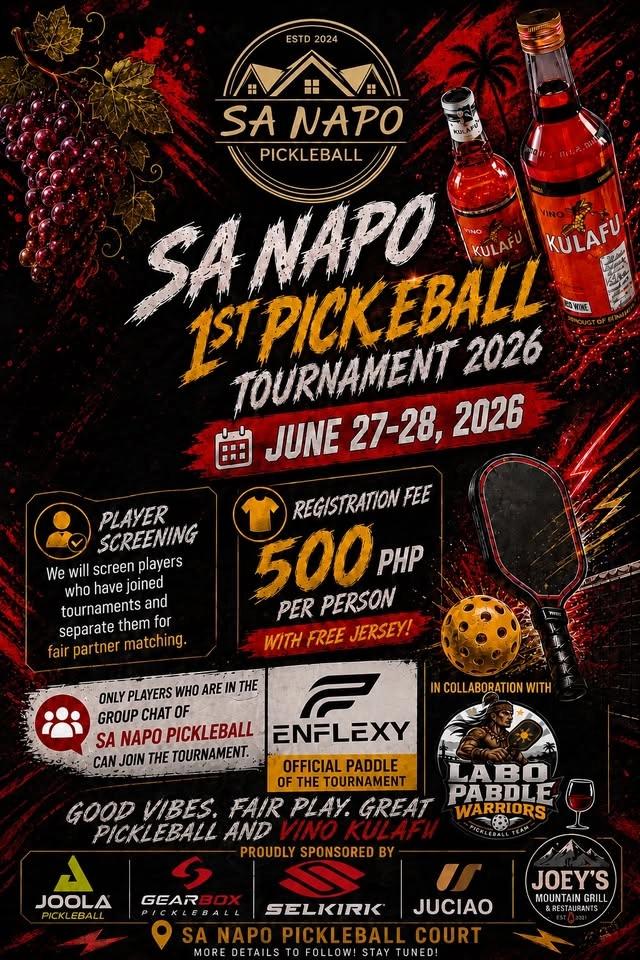 Sa Napo 1st Pickleball Tournament 2026