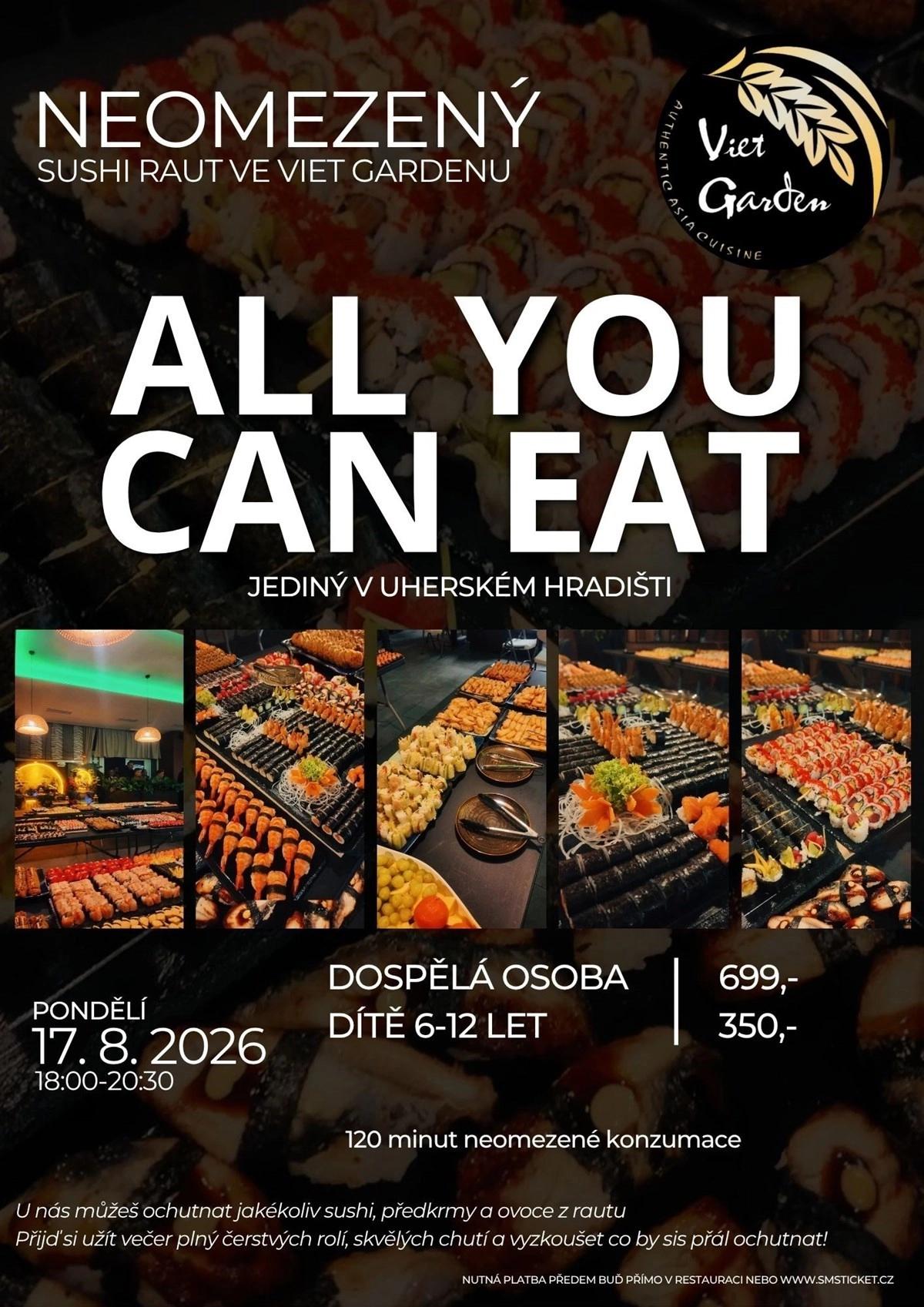 All you can eat 17.8.2026