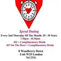 Speed Dating. 25 - 35 years Thursdays