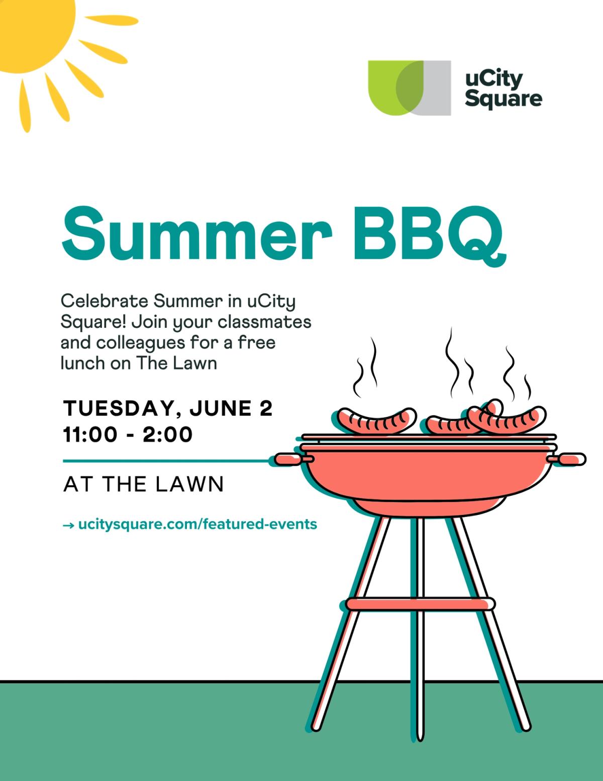 uCity Square Kickoff to Summer Tenant BBQ