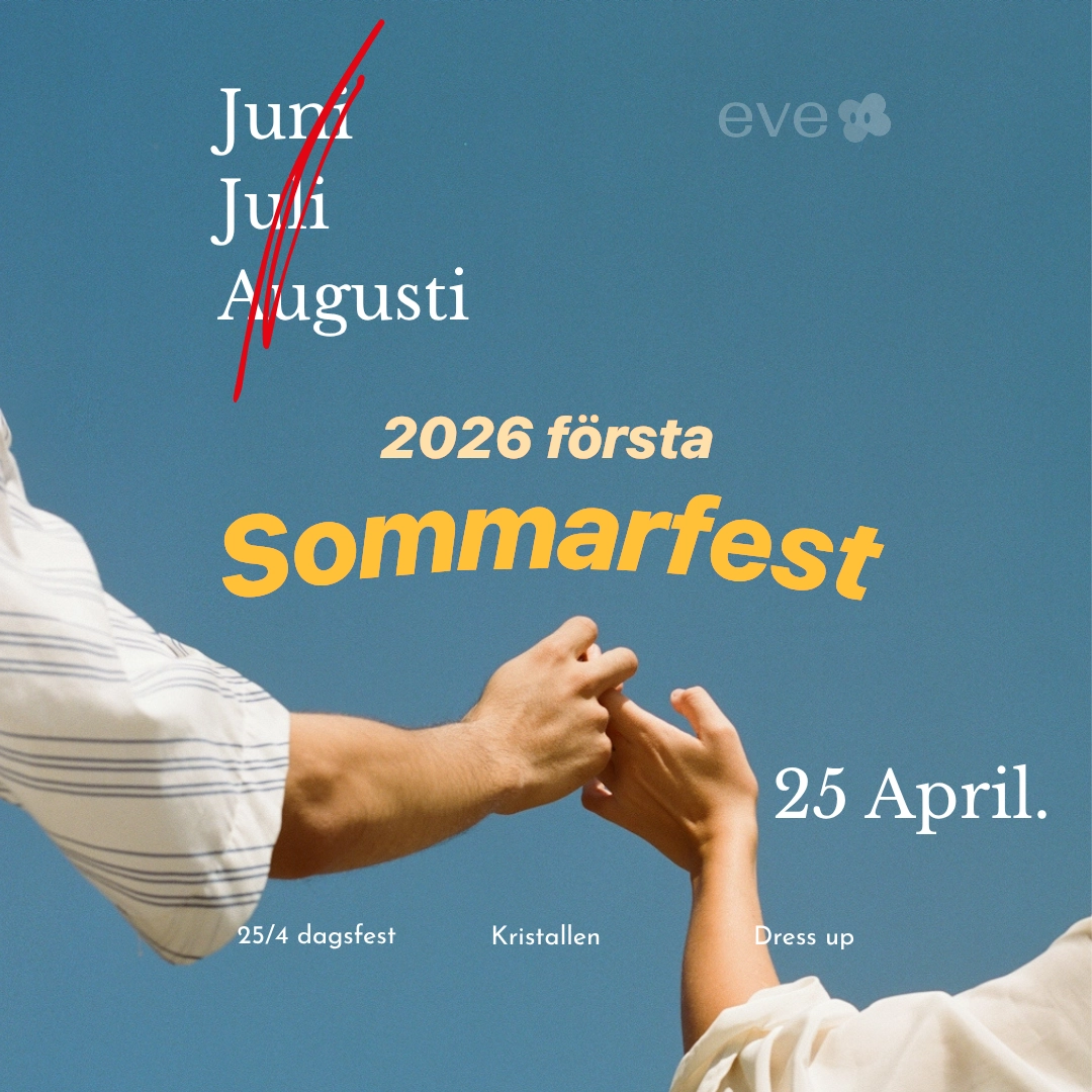 Eve's tidiga sommarfest 2026