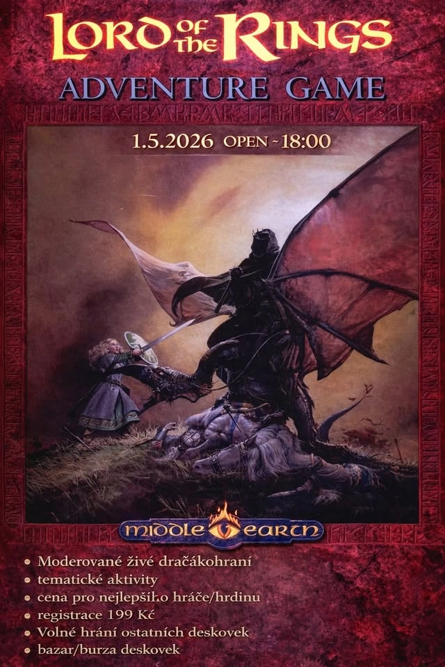 Pán Prstenů - Dobrodružná hra + Bazar/Burza deskovek