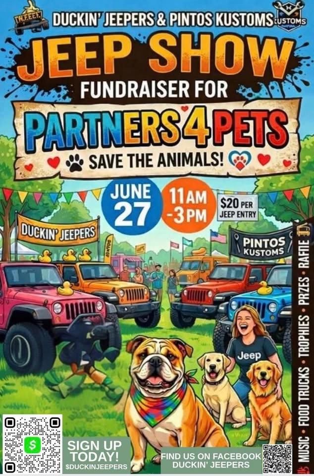 Partners for Pets Public Jeep Show