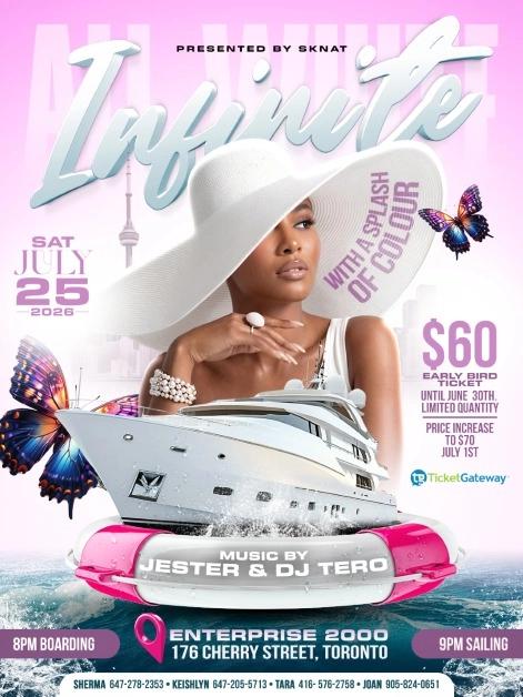 SKNAT - INFINITE ALL WHITE BOAT RIDE