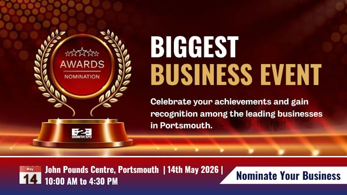 Portsmouth B2B Growth Expo 2026 | Nominating Your Business For An Award