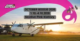 Autumn Boogie Skydive Pink Klatovy 2026