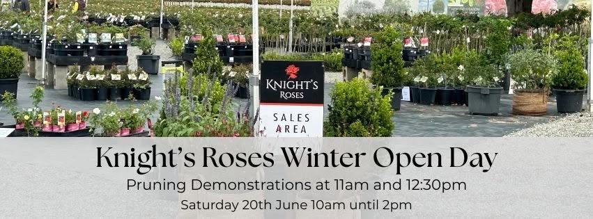 Knight's Rose June Open Day and Pruning Demonstrations