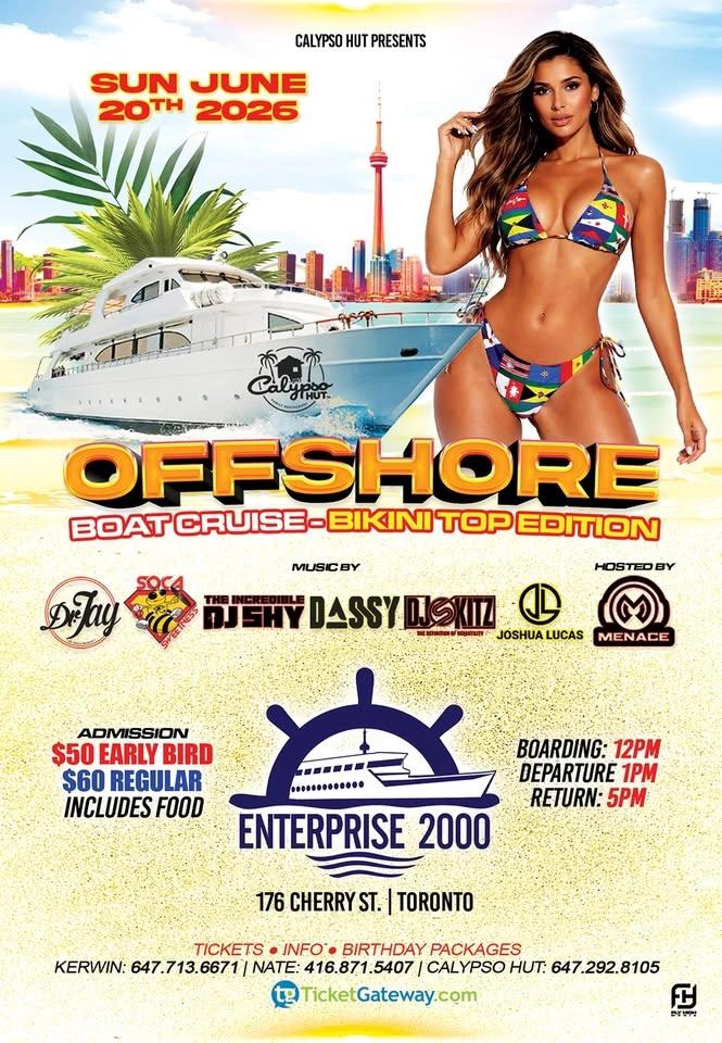 OFFSHORE BOAT CRUISE - Bikini Top Edition