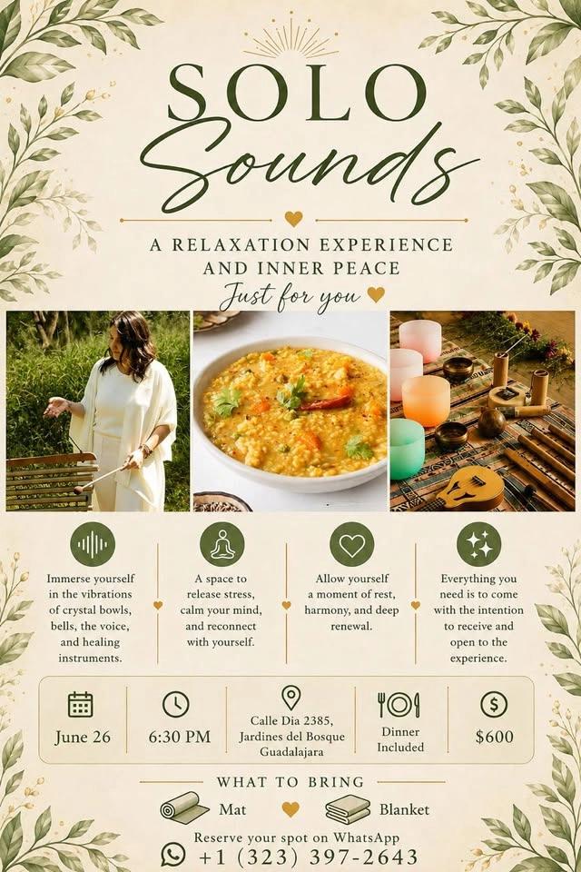 Sound Healing + Indian Khichdi meal