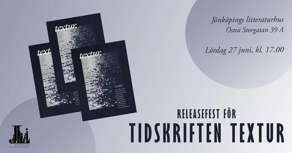 Release för litteraturtidskriften Textur