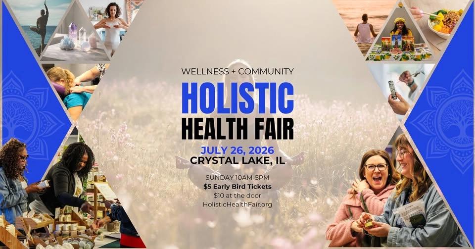 Crystal Lake Holistic Health Fair July 26