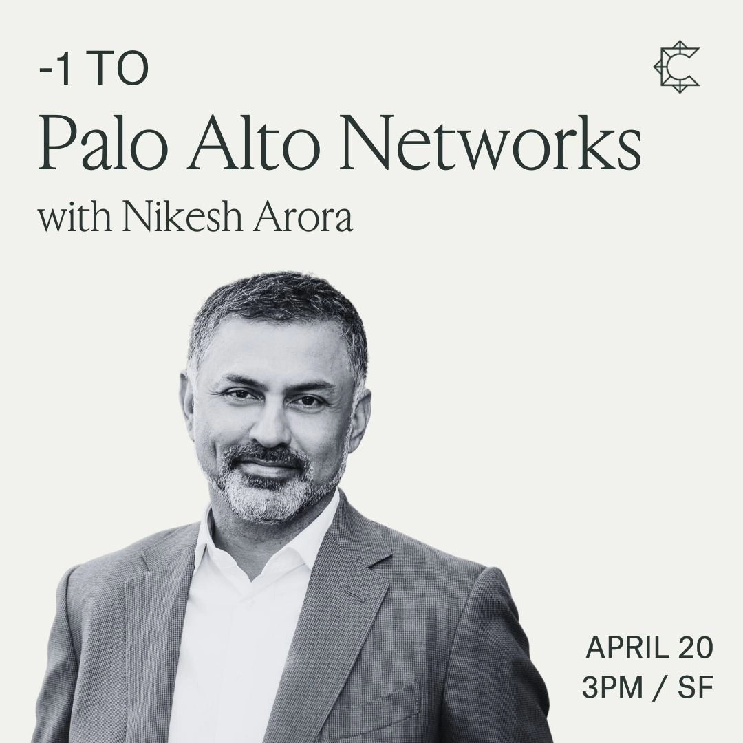 -1 to Palo Alto Networks with Nikesh Arora