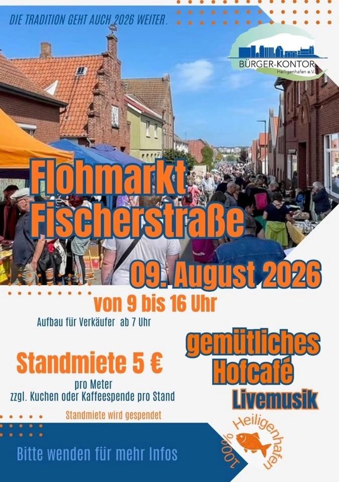 Traditioneller Fischerstraßen-Flohmarkt