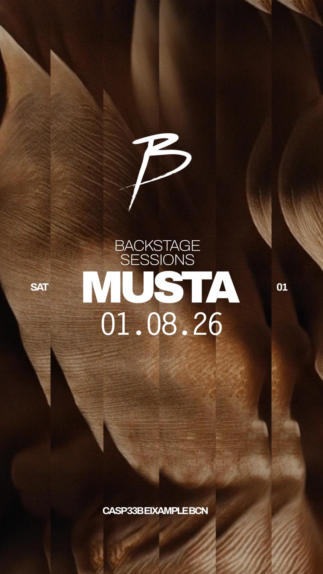 Backstage pres. Musta