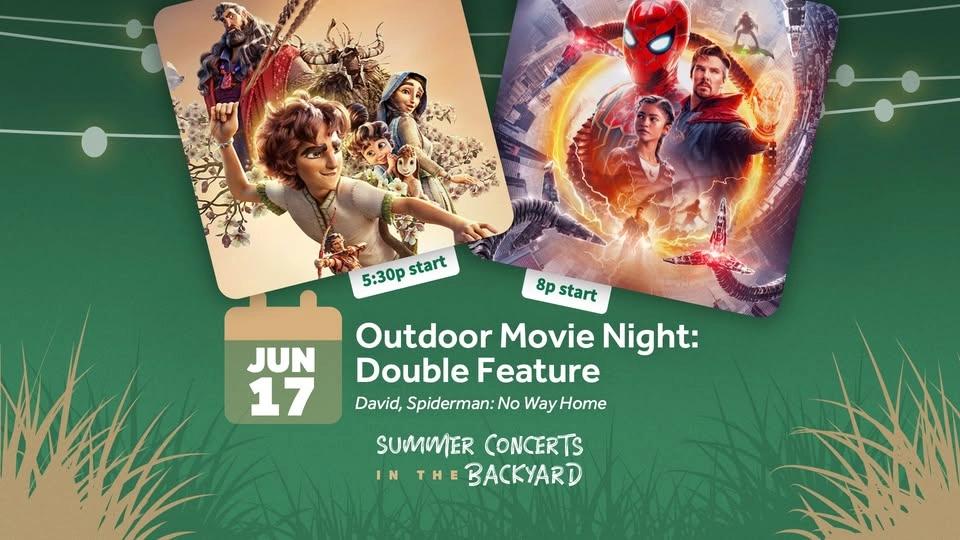 Family Movie Night in the Backyard-Double Feature