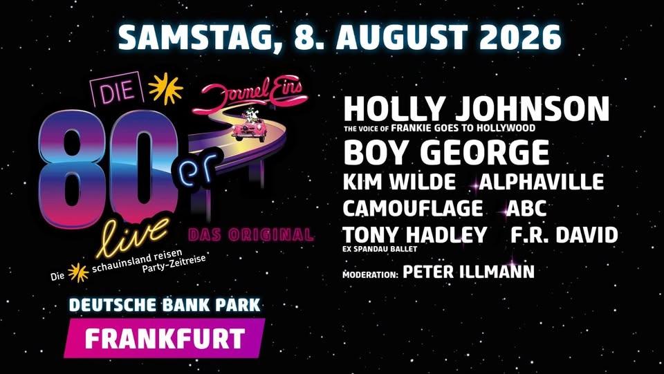 die 80er live in Frankfurt