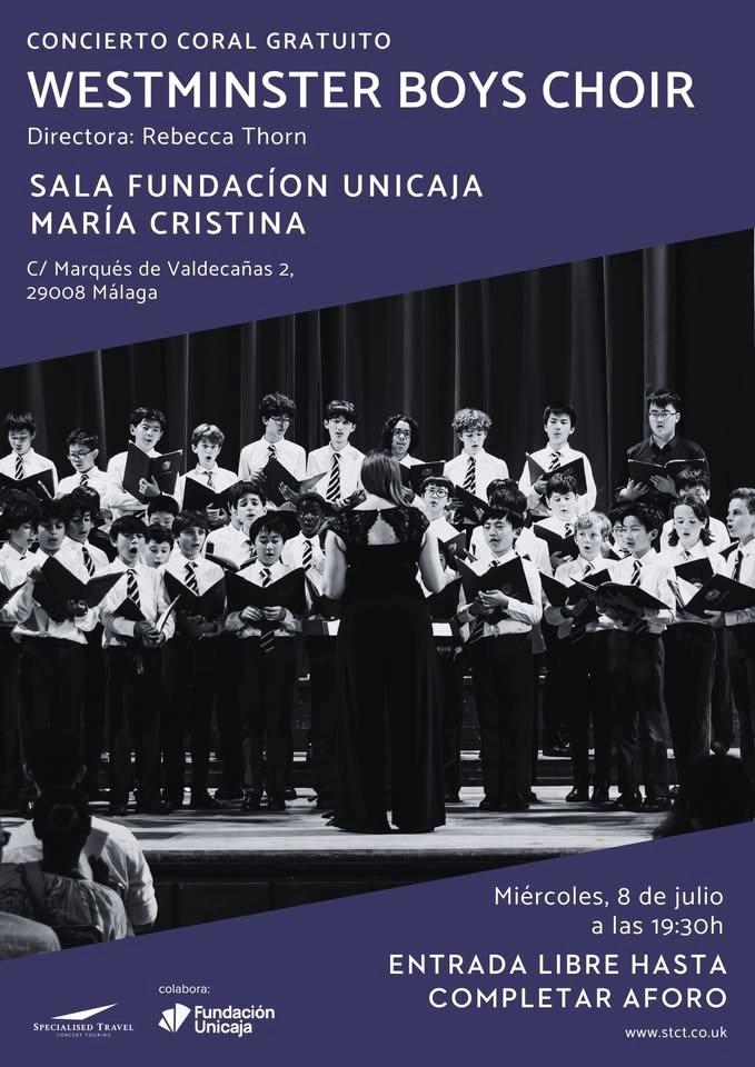 Concierto Gratuito | WESTMINSTER BOYS CHOIR | Málaga