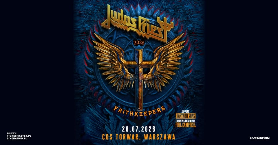 Judas Priest – FAITHKEEPERS TOUR 2026 – Official Event – 28.07.2026 – COS Torwar, Warszawa