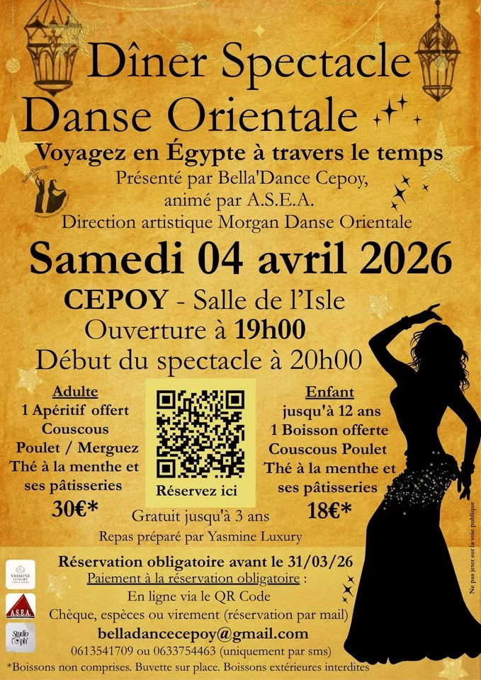 Dîner Spectacle - Voyage en Égypte à travers le temps