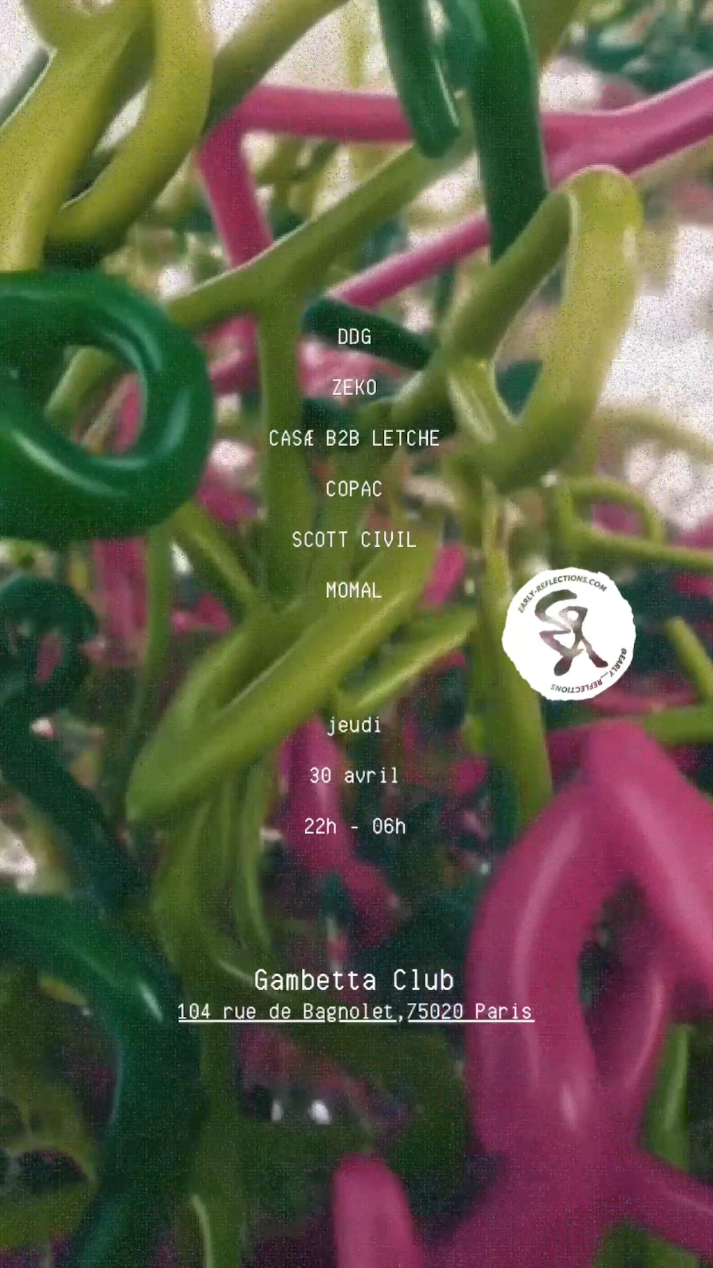 Early Reflections X Gambetta Club #9