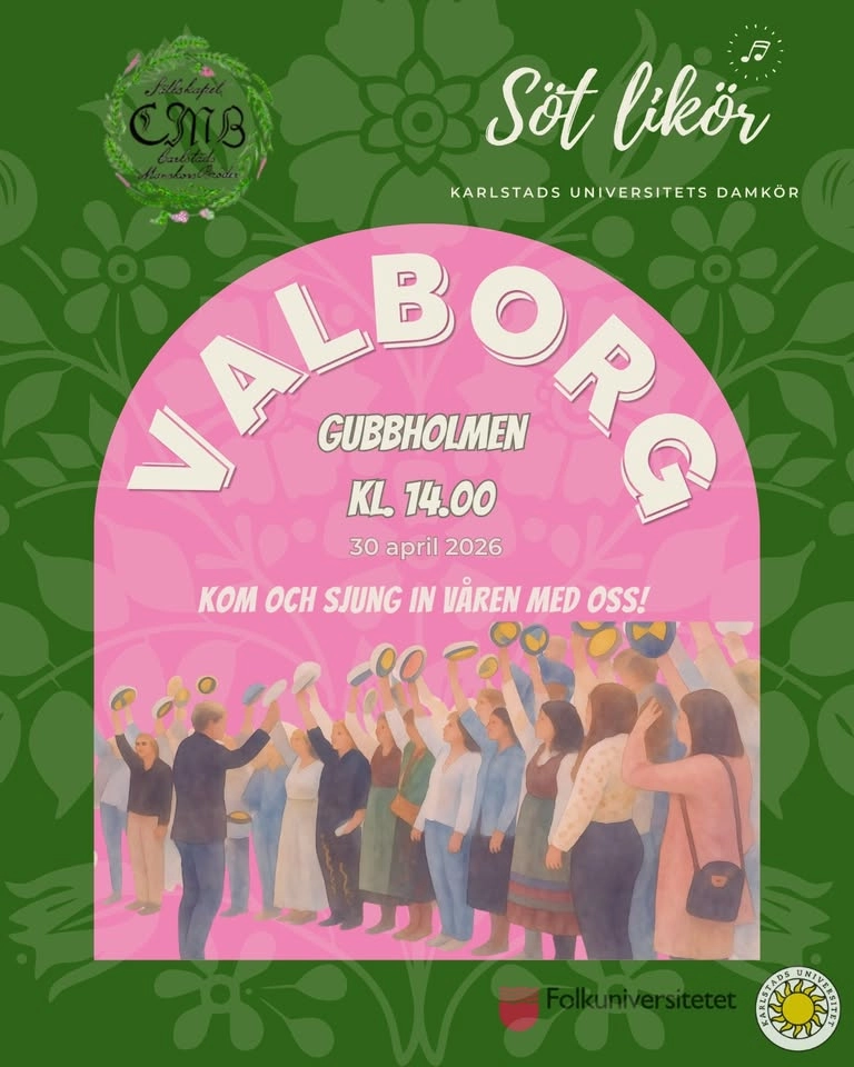 Söt likör och Sällskapet CMB sjunger in våren på Gubbholmen!