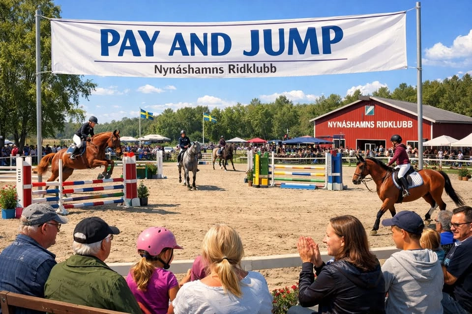 Pay and jump på Nynäshamns ridklubb