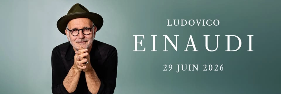 COMPLET / Ludovico Einaudi en concert à Nantes • 29 juin 2026 • Zénith