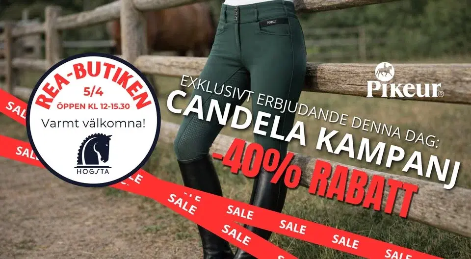 ‼️Hogstas REA-butik öppen första söndagen i månaden‼️