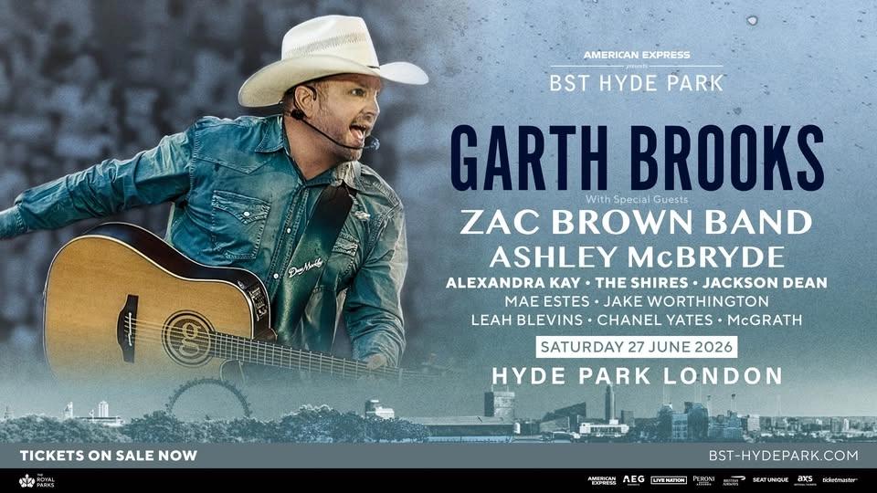 Garth Brooks headlines American Express presents BST Hyde Park 2026