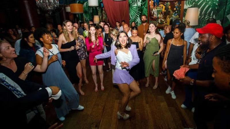 FREE SALSA & BACHATA SOCIAL DANCE PARTY • SING-ALONG & KARAOKE PARTY • DJ