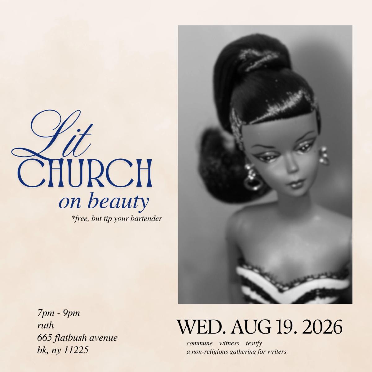 LitChurch: On Beauty