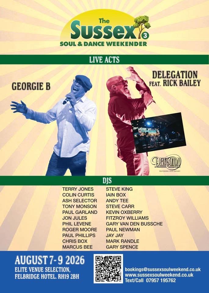 Delegation feat Rick Bailey @ Sussex Soul & Dance Weekender 2026
