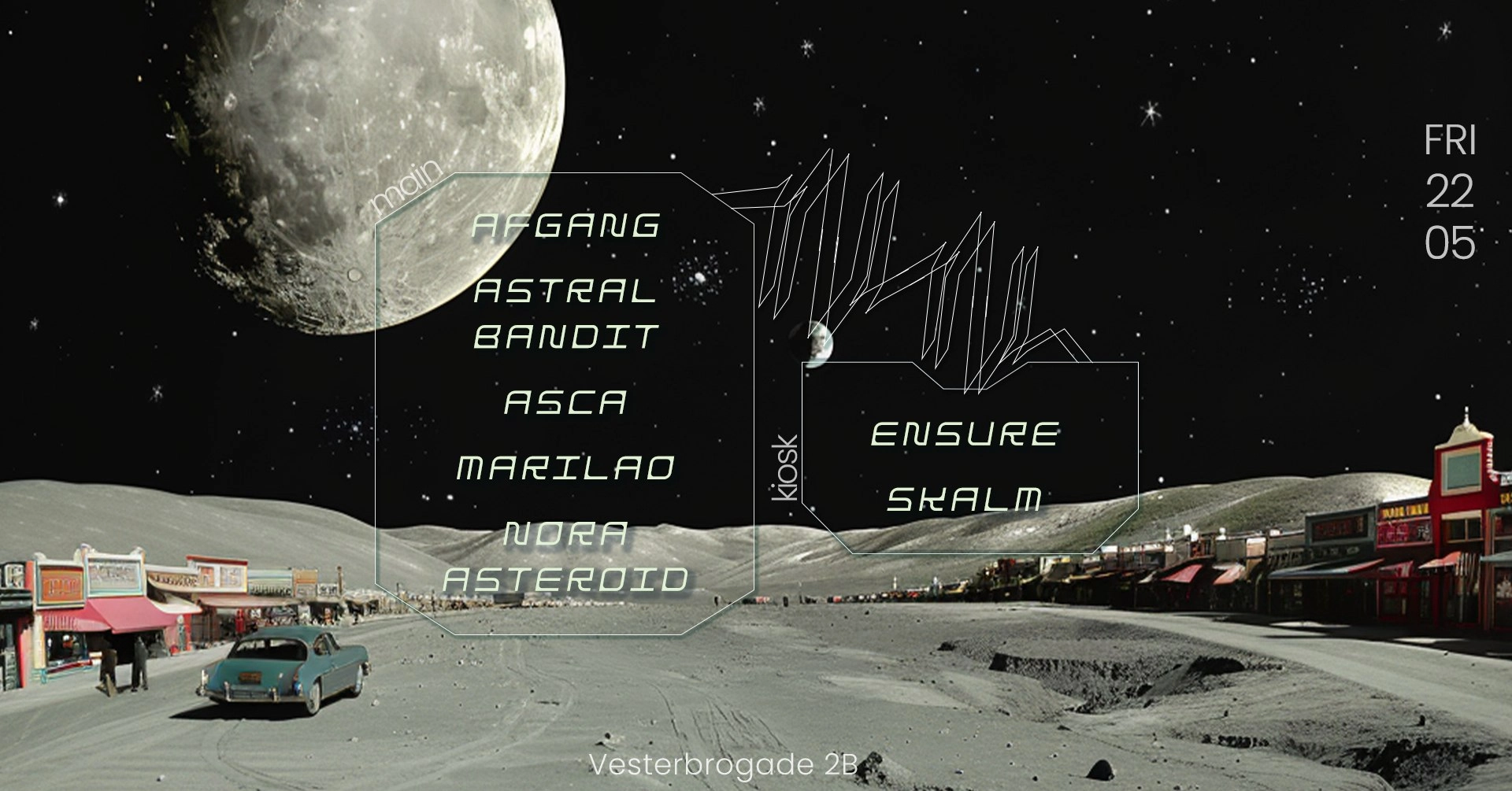 Tenebris Oculum with Afgange, Astral Bandit, Asca, Marilao, Nora Asteroid, Ensure & Skalm
