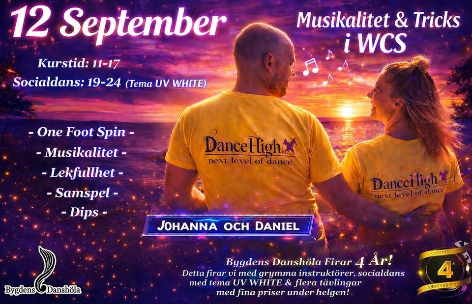 WCS Musikalitet & Tricks Med Johanna & Daniel!