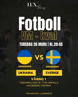 VM-KVAL | Sverige vs Ukraina på LUX! 🇸🇪🇺🇦⚽️