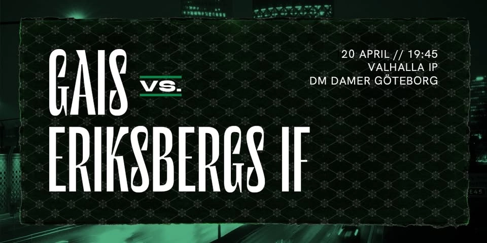 DM Damer: GAIS - Eriksbergs IF