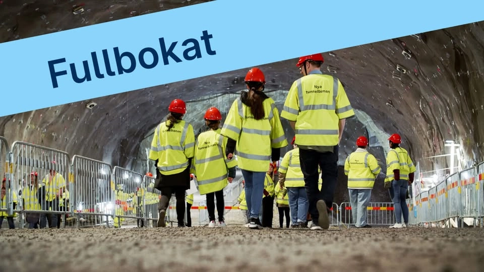 Öppen tunnel – besök nya tunnelbanans station på Gullmarsplan