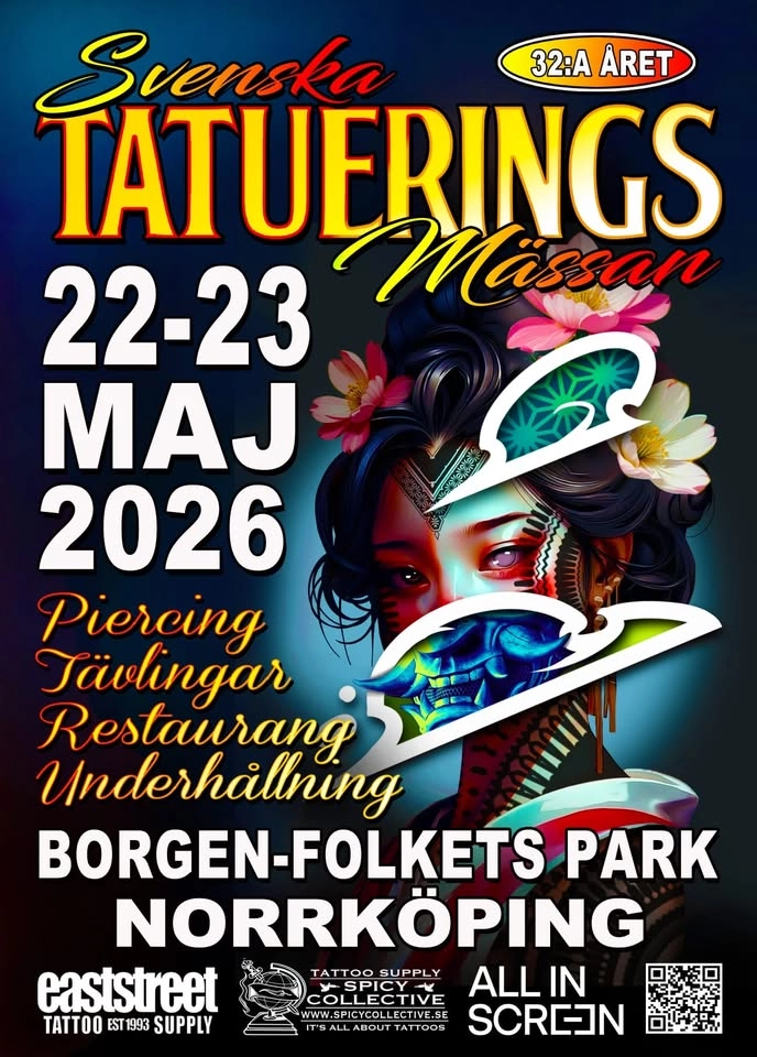 Svenska Tatueringsmässan 2026 Norrköping