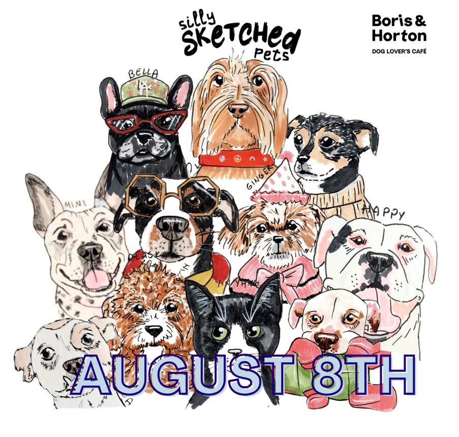 Silly Sketched Pets (Pet Artist) x Boris and Horton