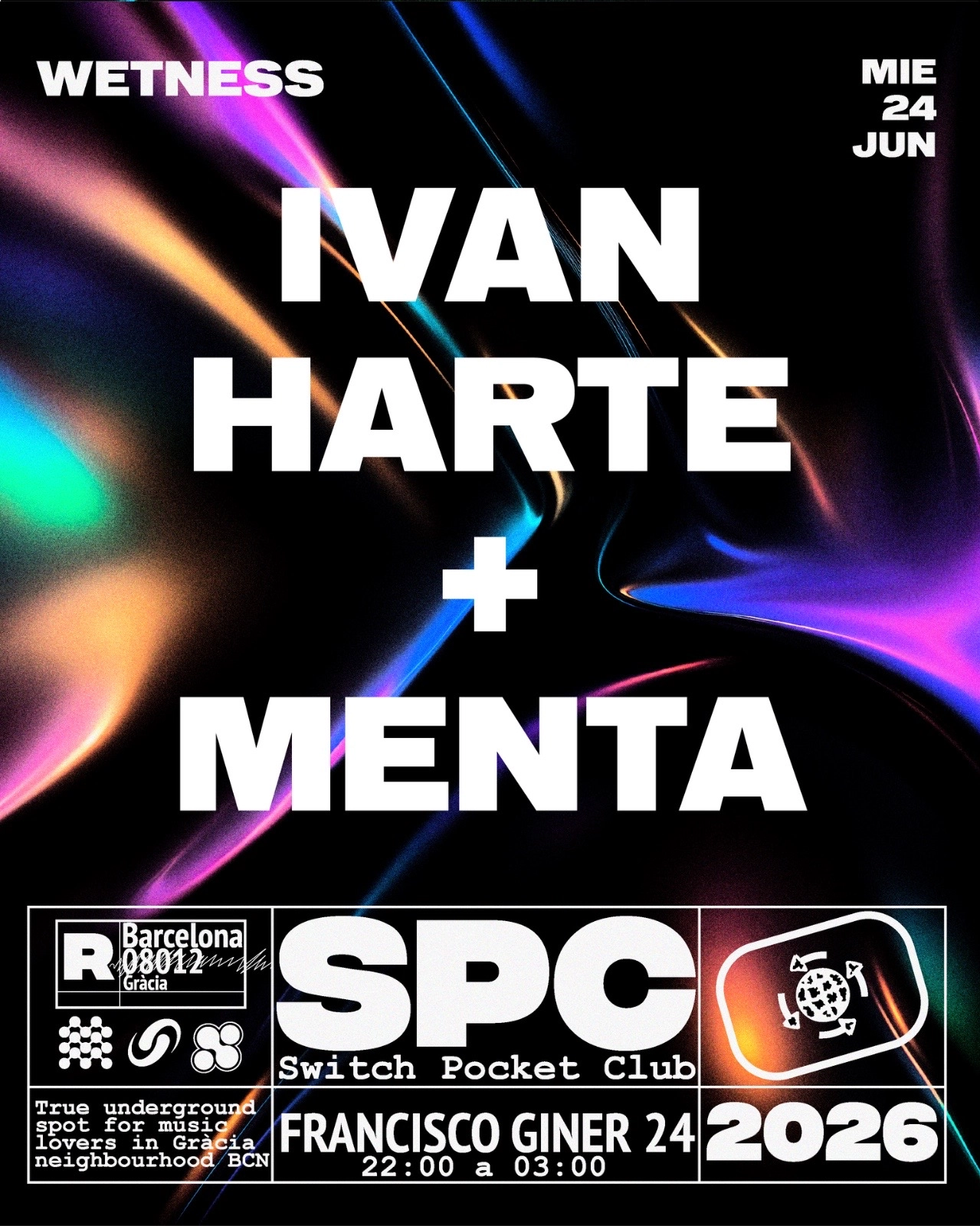 Wetness: Ivan Harte, MENTA