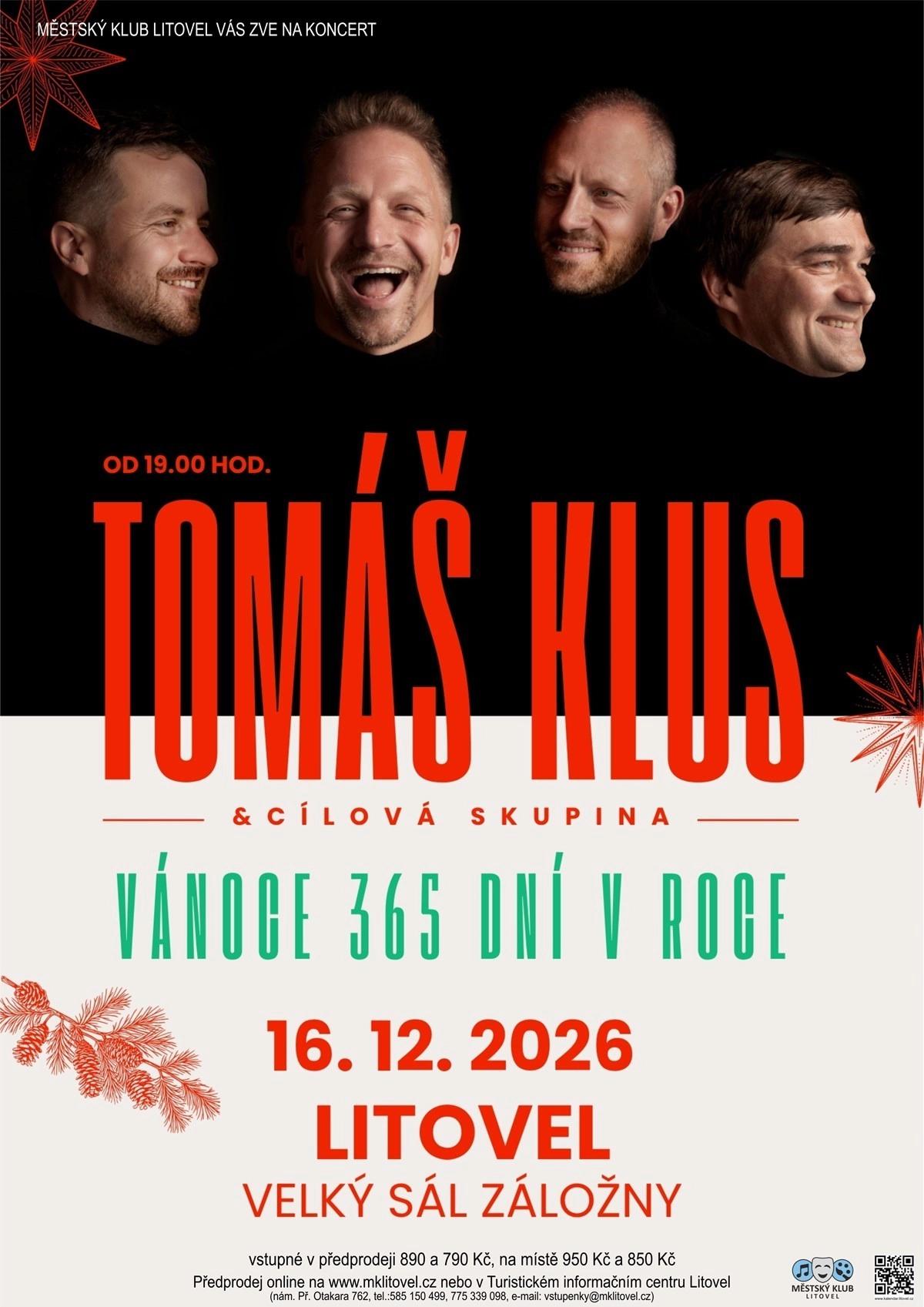 TOMÁŠ KLUS Vánoční koncert