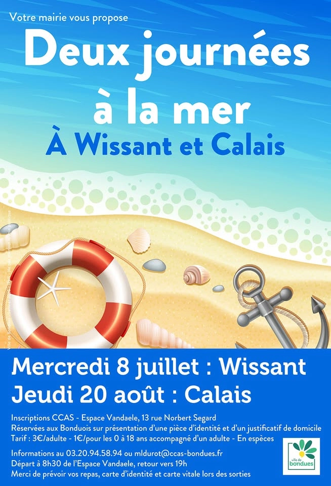 Journées à la mer