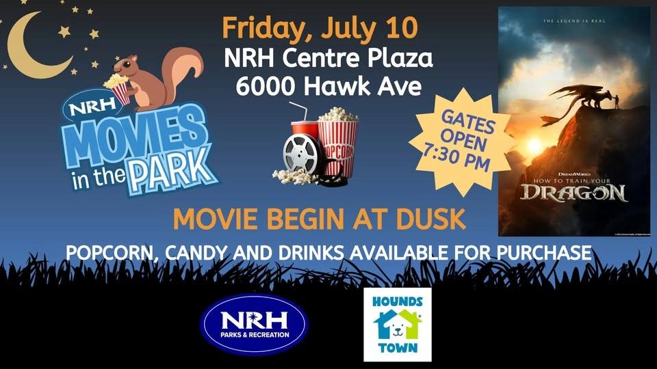 NRH Movies in the Park Summer Movie Night