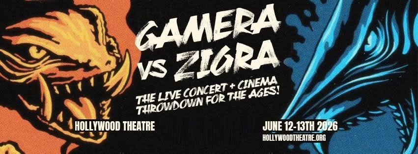 Gamera vs. Zigra - the live concert + cinema throw down for the ages!