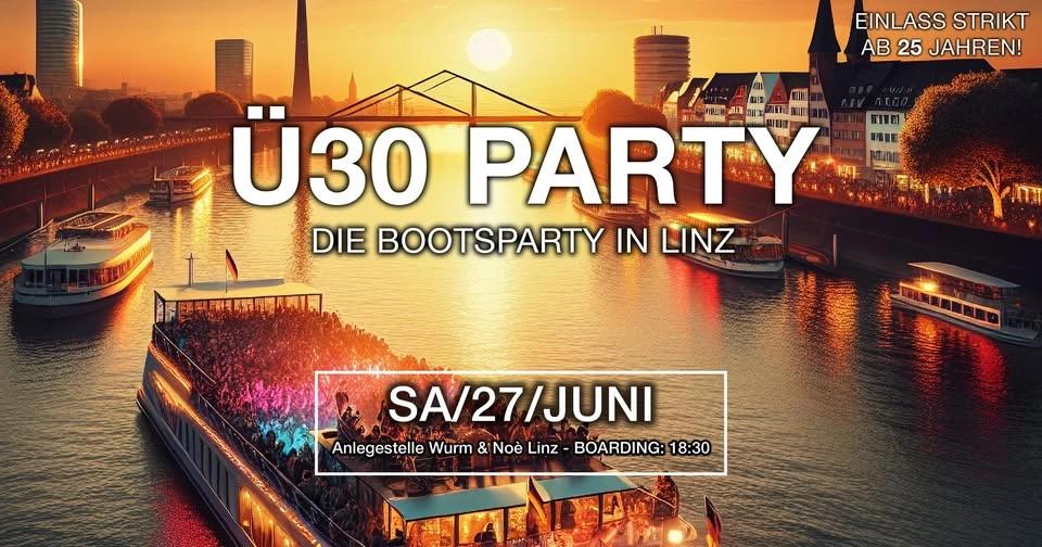 SOLD OUT!!! Die Ultimative Ü30 Boot - Party @ Donau Linz