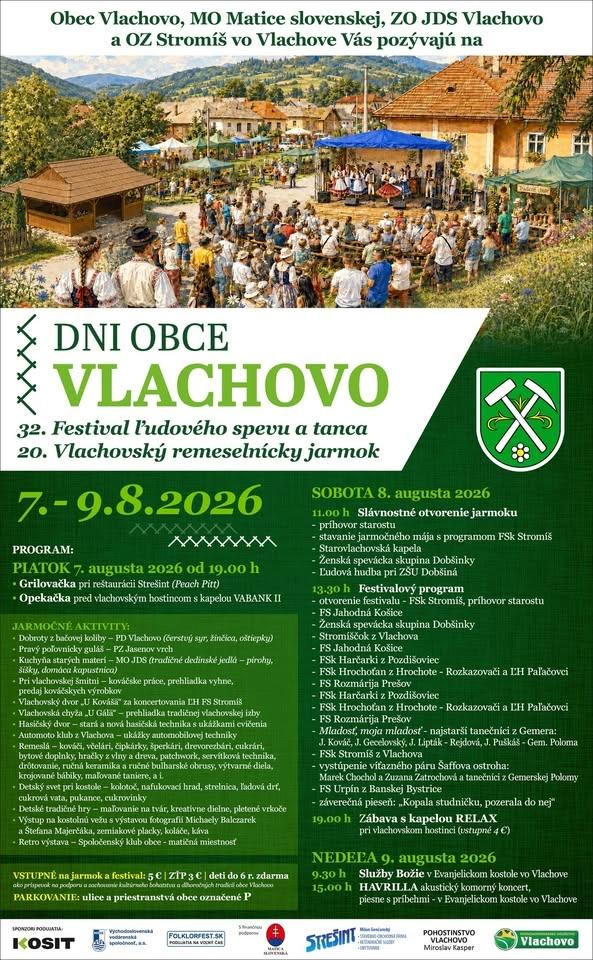 Dni obce Vlachovo 2026
