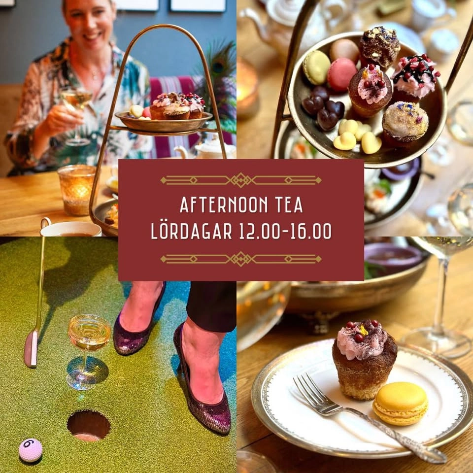Afternoon Tea - Stockholms förmodligen roligaste😉🥂⛳️🫖