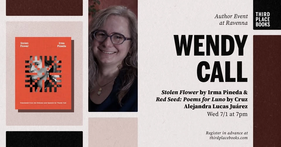 Wendy Call presents translations of 'Stolen Flower' & 'Red Seed: Poems for Luno'
