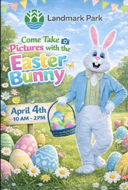 Pictures with the Easter Bunny At Landmark Park